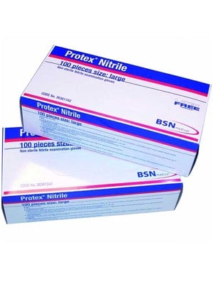 Protex Nitrile Examination Gloves Blue (L) - Box/100