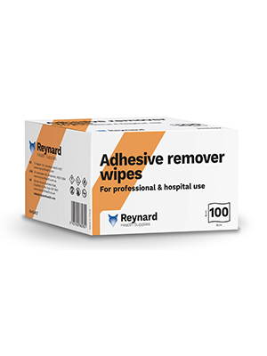 Reynard Adhesive Rem Wipes 6x6cm Swab- 100/box