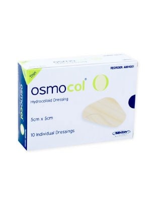 Osmocol® Hydrocolloid Dressing Thin 5 x 5cm - Box/10