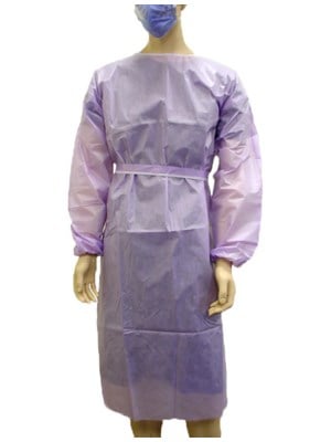 GOWNS IMPERVIOUS ONCOLOGY PURPLE - Ctn/100