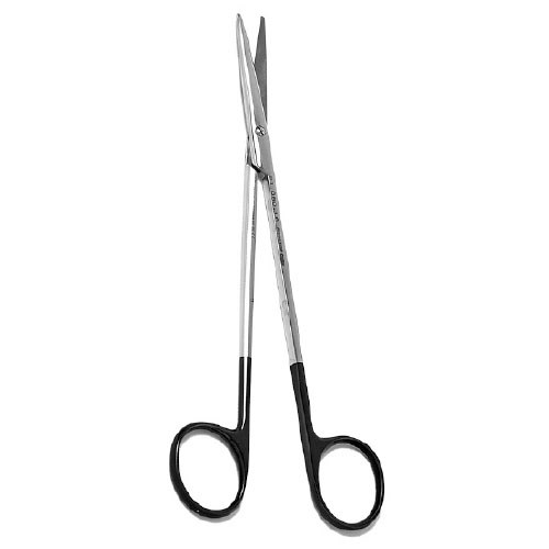 METZENBAUM SCISS CVD 18CM S/CUT