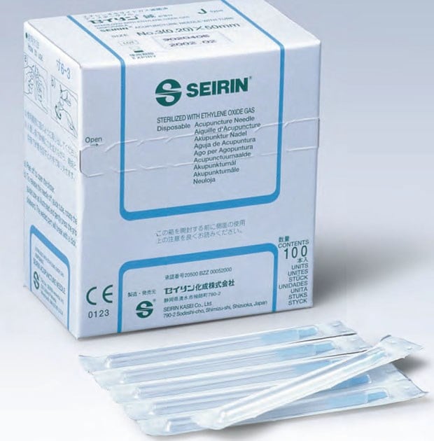 SEIRIN NEEDLES - J-TYPE 0.20 X 40MM - Pkt/100