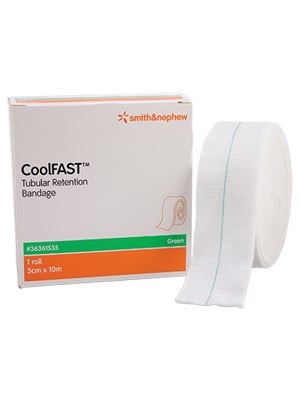 CoolFAST Tubular Retention Bandage 5cm x 10m (Green)