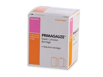 PRIMAGAUZE™  Elastic Cohesive Bandage 2.5cm X 2m  - Box/2 