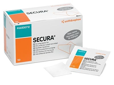 SECURA™ No-Sting Barrier Film - Box/50