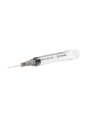  TERUMO® Luer Lock 3ml Syringe with Needle 25g 5/8 Needle - Box/100