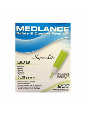 MEDLANCE SUPER LITE GRN 30G - Box/200