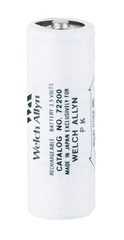 Welch Allyn® 3.5V Battery Rechargeable Black Lettering - Each