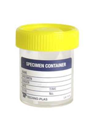 SPECIMEN JAR STERILE 70mL - Ctn/50